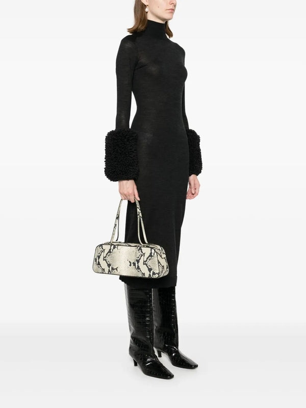 Kate Ivory Animal Pattern Shoulder Bag