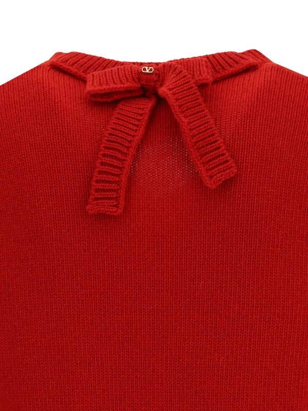 Valentino Red Knitted