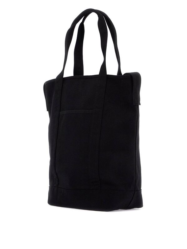 Utility Logo Canvas Tote Bag