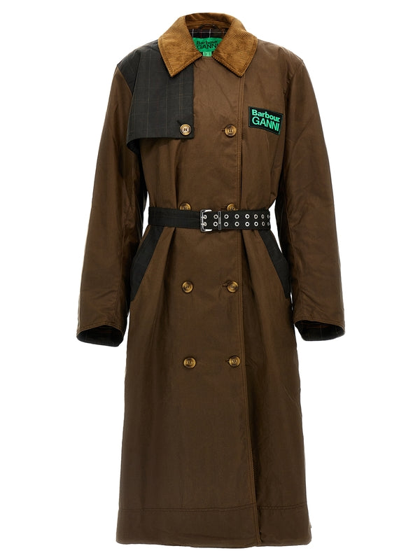 Ganni Logo
  Patch Wax Trench Coat