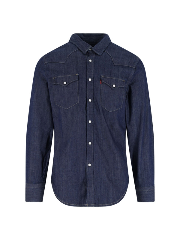 Levi'S Navy Shirts