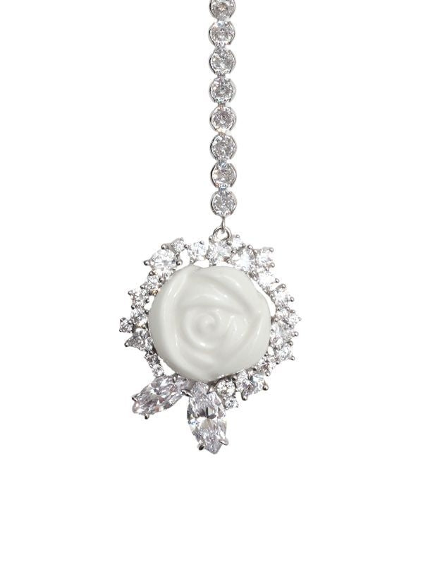 YVMIN Ceramic Rose Necklace