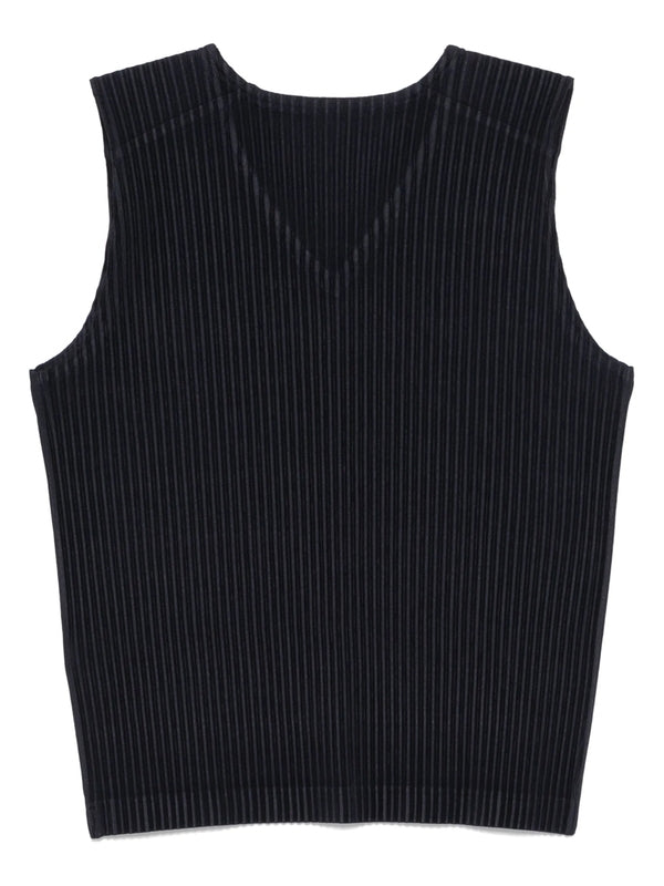 Issey Miyake Navy Vests