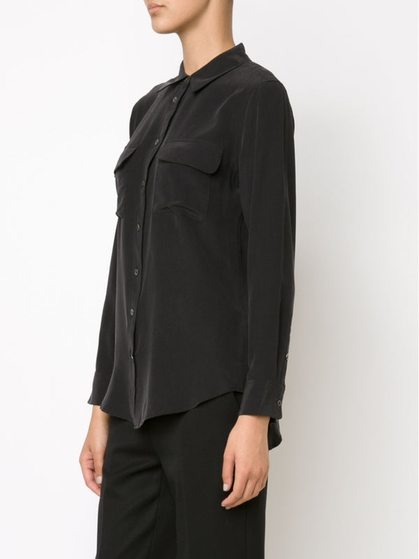 Slim-fit Silk Shirt