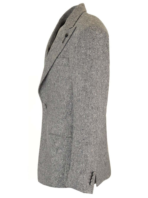 Boutonniere Wool Single Breasted Jacket