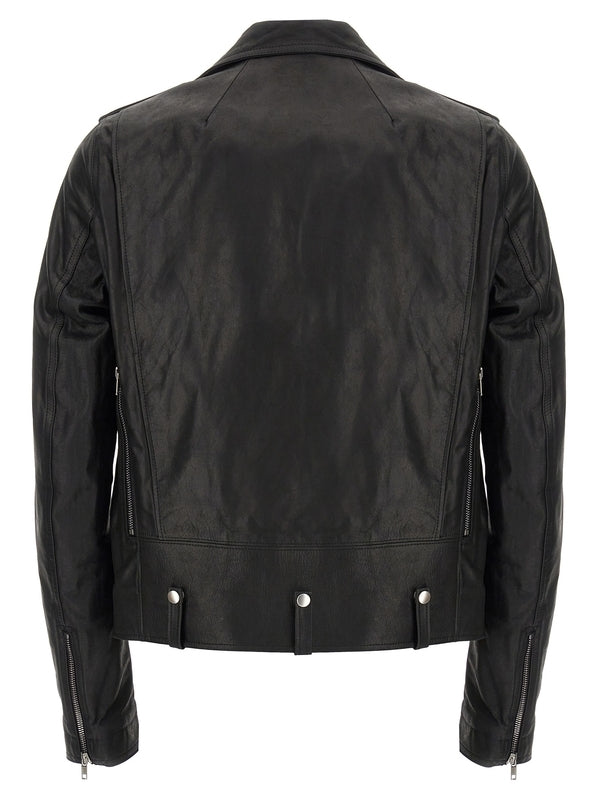 BAUHAUS STOOGES Leather Biker Jacket