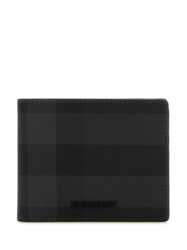 Burberry Black Checked Wallets