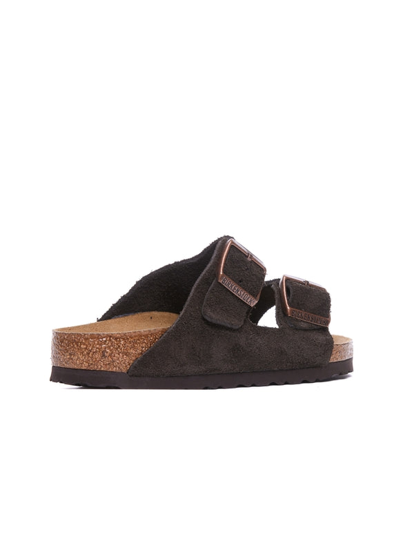 Arizona Buckle Suede Sandals