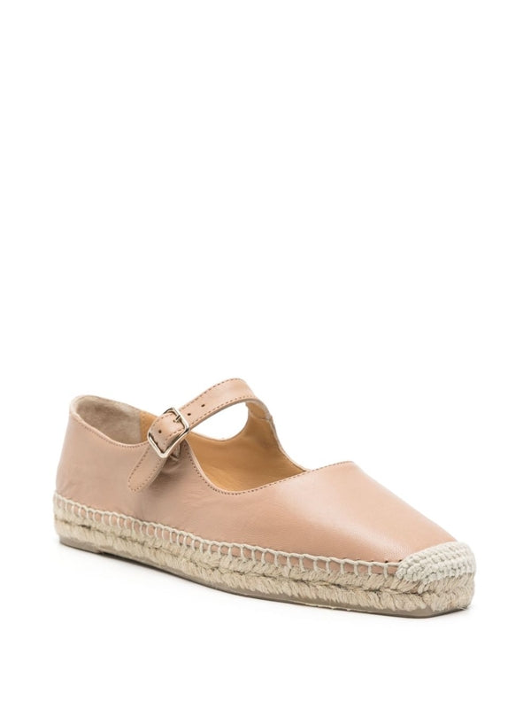 Beige Flat Shoes