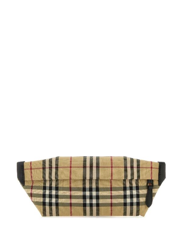 Vintage Check Nylon Belt Bag