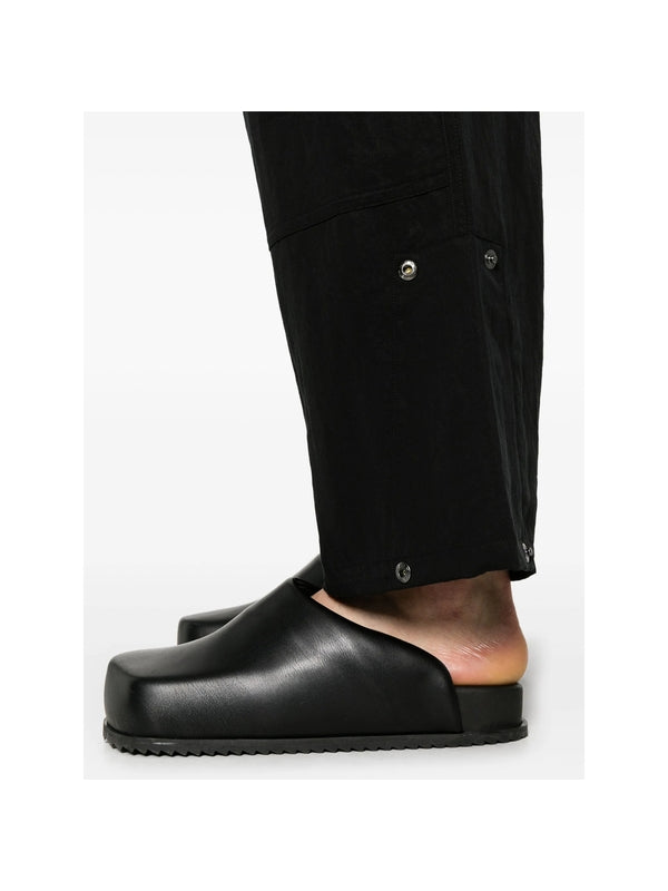 Logo Drawstring Nylon Blend Pants