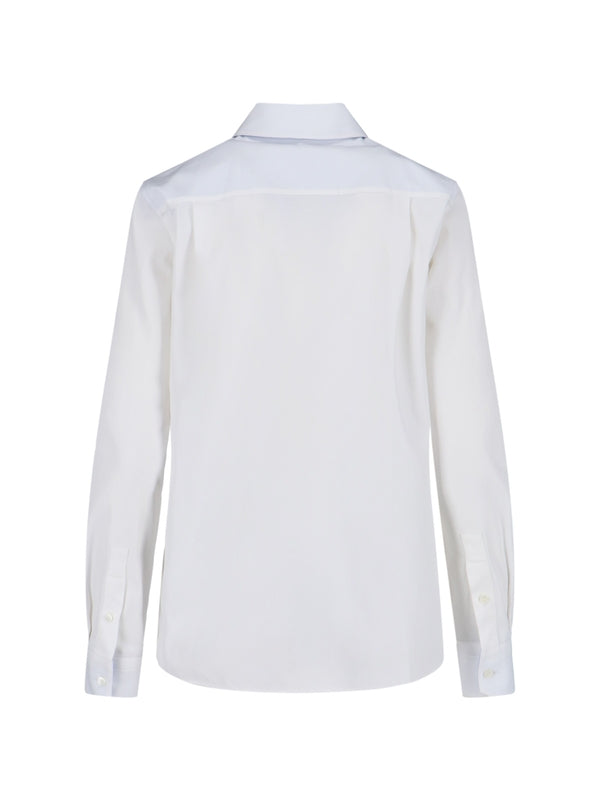 アナグラムロゴディテールコットンシャツ