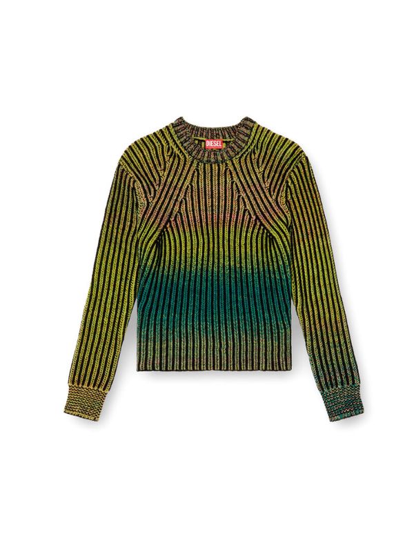 OAKLAND  Crewneck Rib Wool Blend Knit