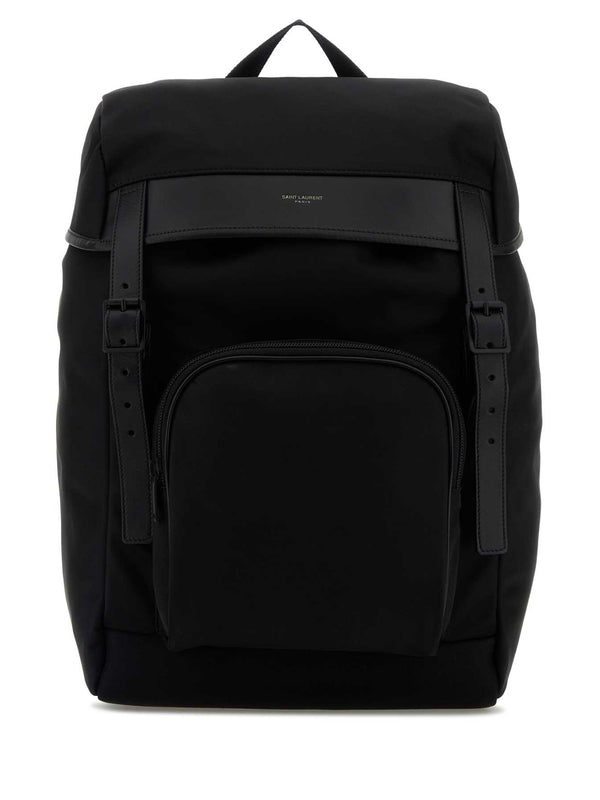 Saint Laurent Black Backpacks