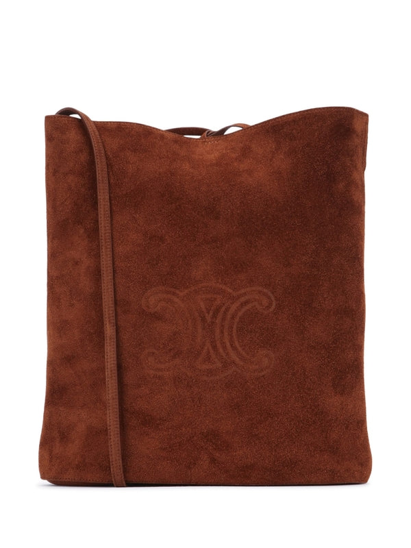 Triomphe Suede Cross Bag