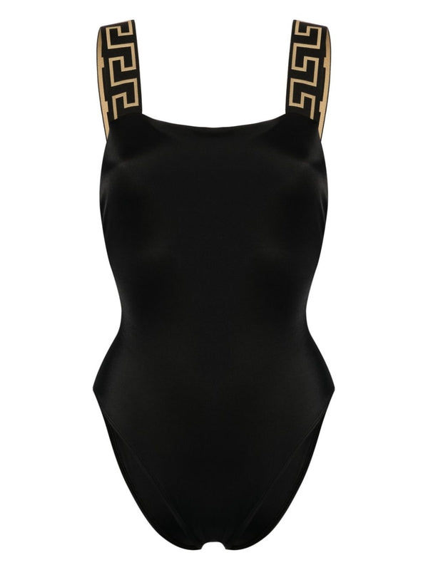 Black Jacquard Swimsuit