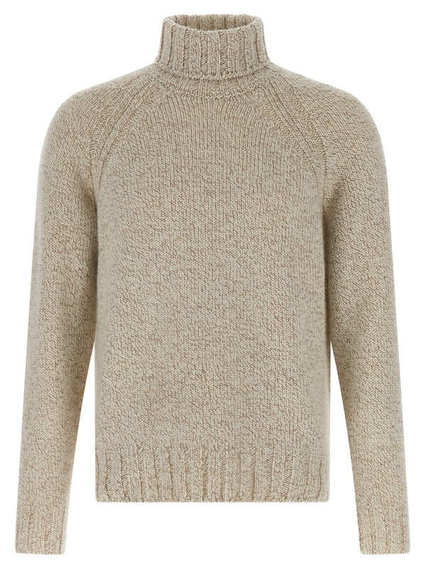 Z Zegna Beige Knitted