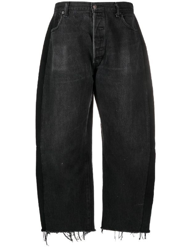 Reworked Vintage Cotton Denim Pants