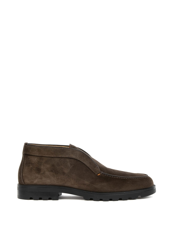 Suede Desert Ankle Boots