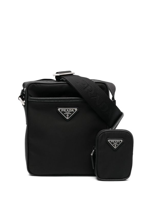 Triangle Logo Re-Nylon Crossbody Bag