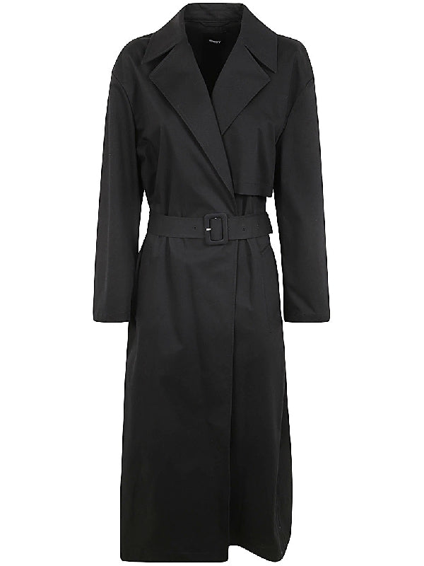 Cotton Blend Trench Coat