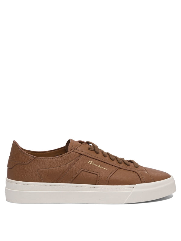 Laurelle Leather Low-Top Sneakers