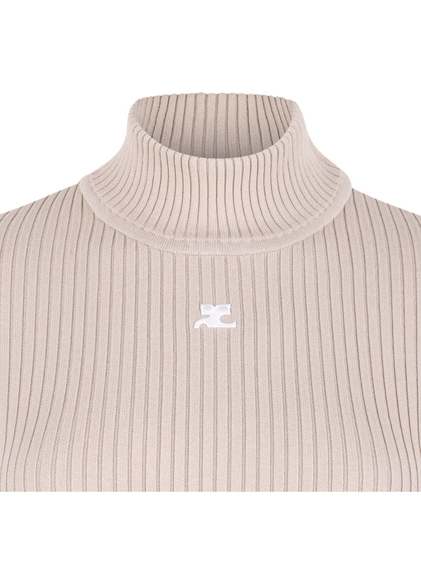 Courrèges Beige Knitted