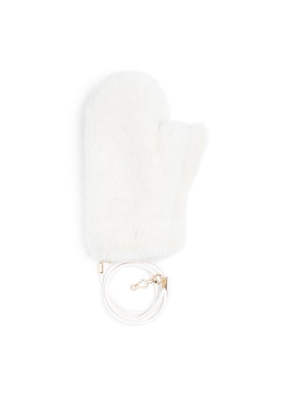 Strap Shearling Gloves