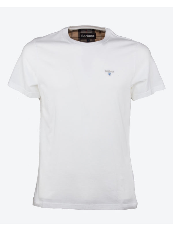 Barbour White Half Sleeve