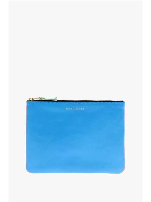 Comme Des Garcons Blue Coin Purses
