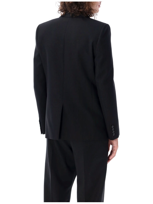 SAINT LAURENT - Wool Double Tailored Jacket - Jente