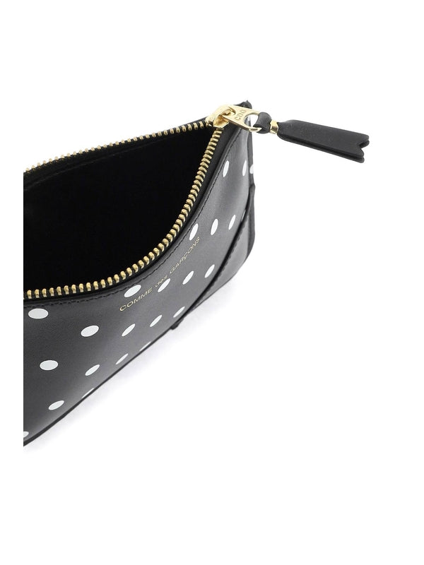 Dot Printing Leather Coin Wallet