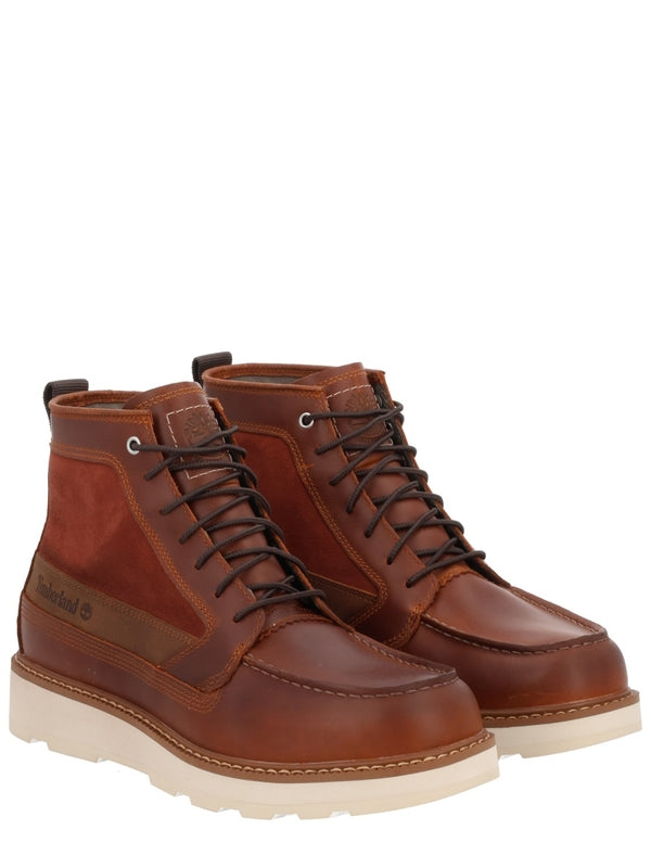 Timberland Brown Lace-Up Boots