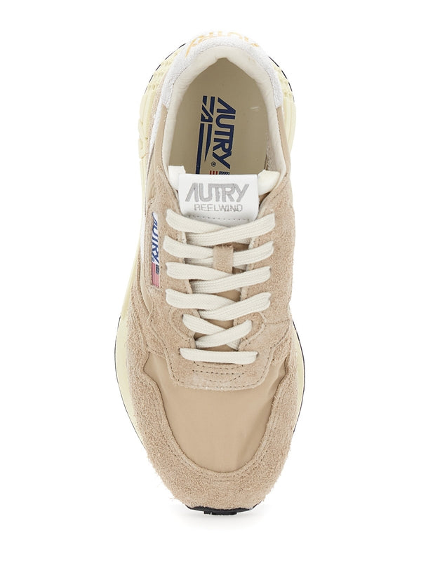 Autry Beige Low Top Sneakers