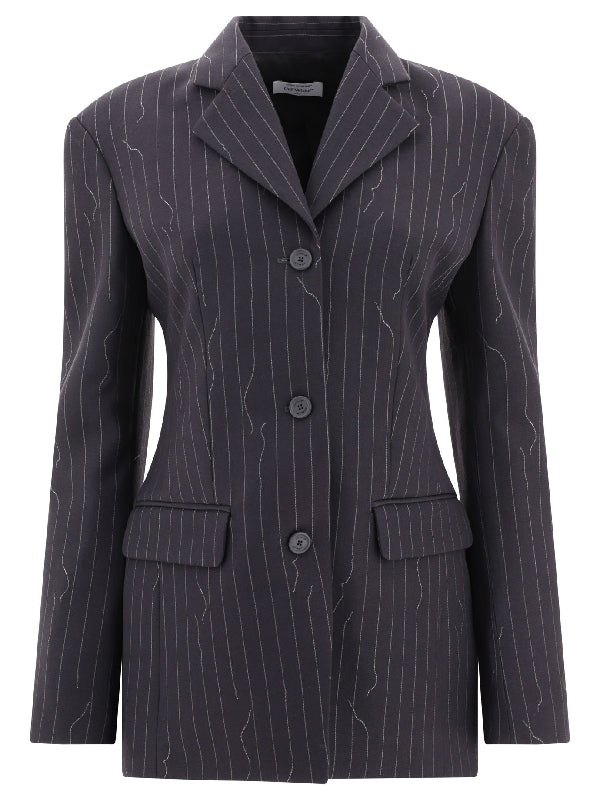 Pinstripe Virgin Wool Jacket