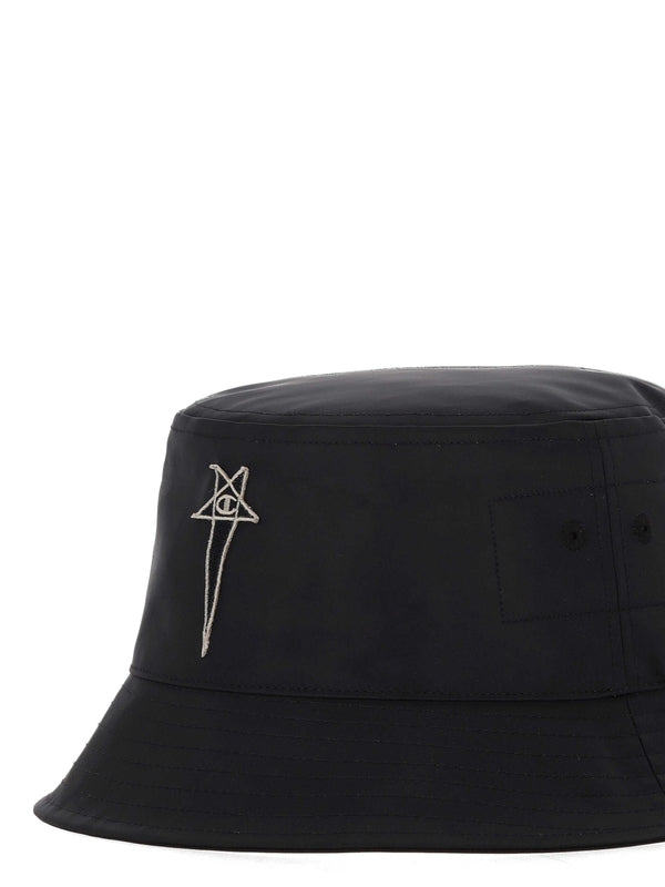 Rick Owens Black Bucket Hat