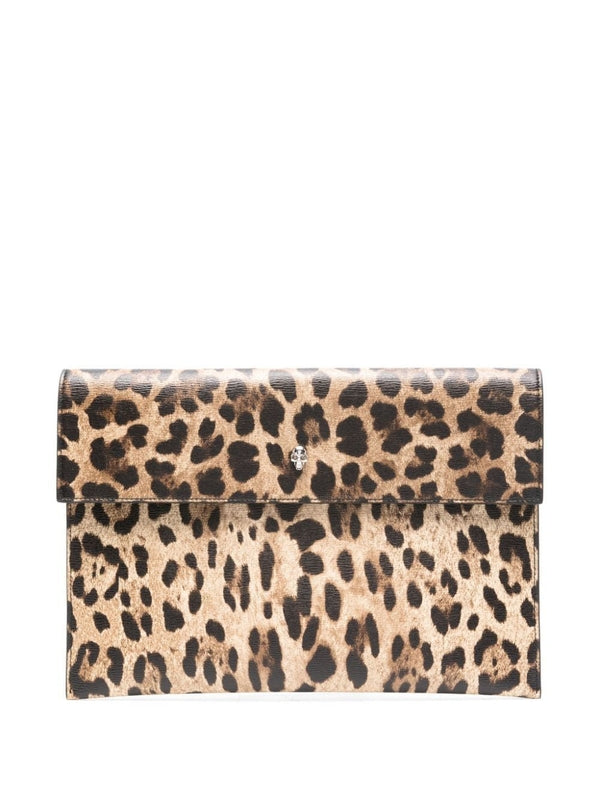 Skull Leopard Clutch