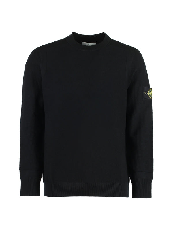 Wappen Patch Crew Neck Wool Knit