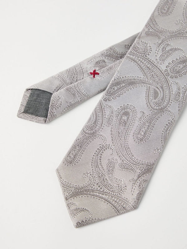 Brunello Cucinelli Grey Neck Ties