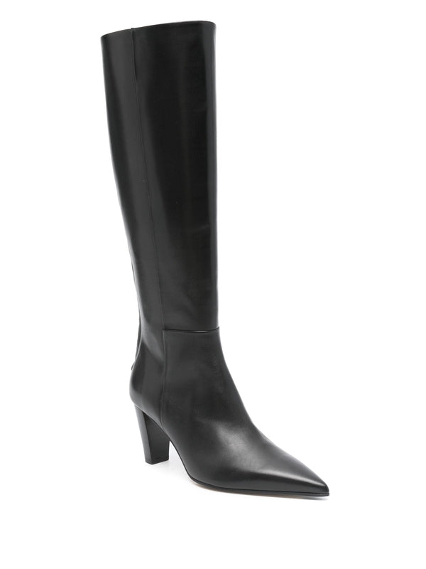 Leather High Bootsheel