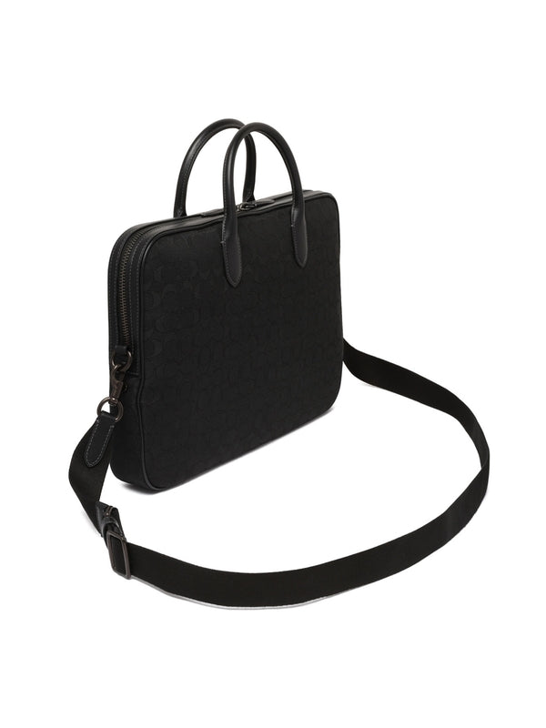 Coach Black Brief Case