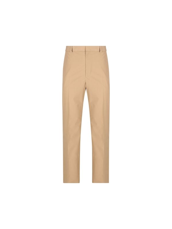 Straight Cotton Pants