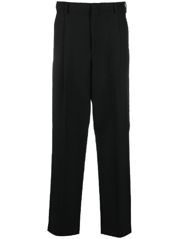 Wool Silk Tailored Pants