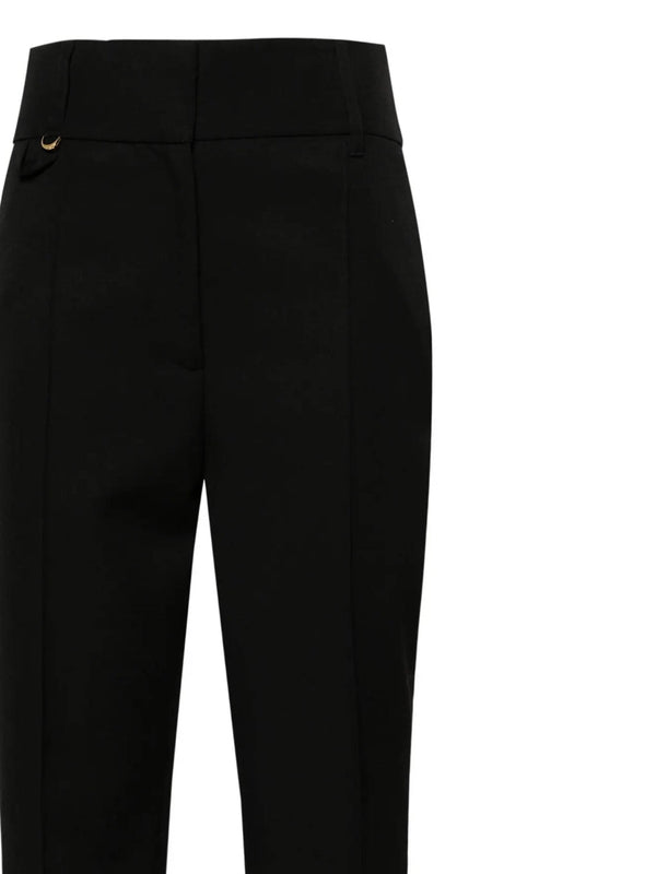 Wool High Waist Pants