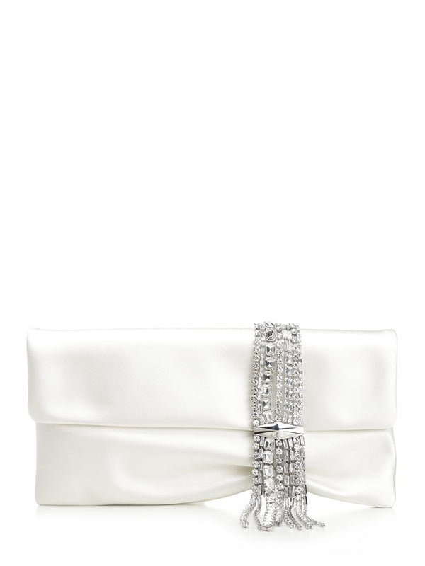 Zandra Satin Clutch Bag