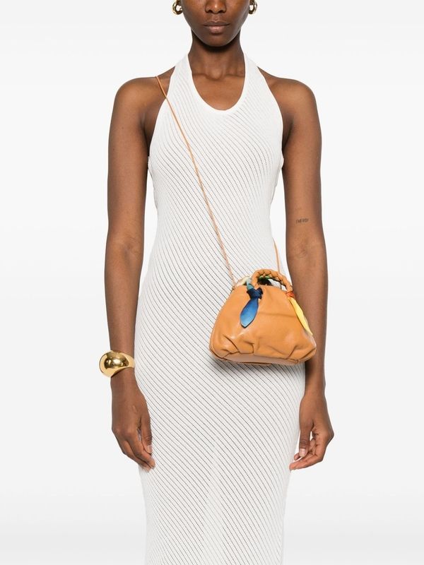 Bombon Tie
  Decoration Leather Tote Bag