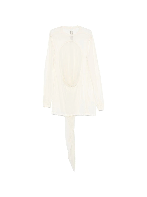 Sheer Detail Cutout Long
  Sleeve Top