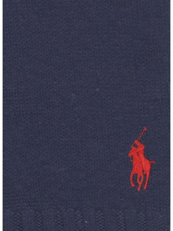 Polo Ralph Lauren Navy Wool Gloves