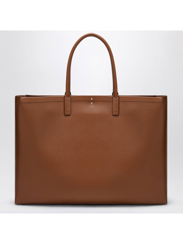 V Logo The Bold Edition Leather Tote Bag