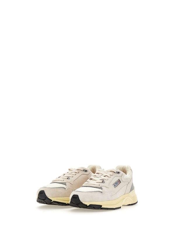 Autry Beige Low Top Sneakers